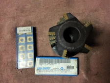 Valenite 3" Indexable Milling Cutter 1.25" Arbor SS3-300-4R15-125F