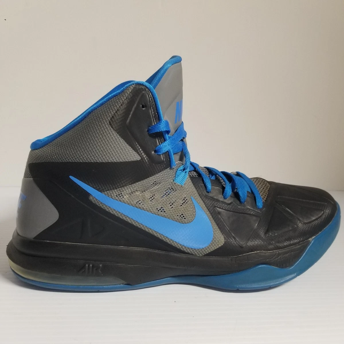 Nike Mens Air Max Body U Basketball Athletic Shoes Black Photo 599350 004 Sz 12