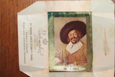 1950's Rademaker's Chocolade Paper Wrapper Den Haag Holland Chocolate Frans Hals