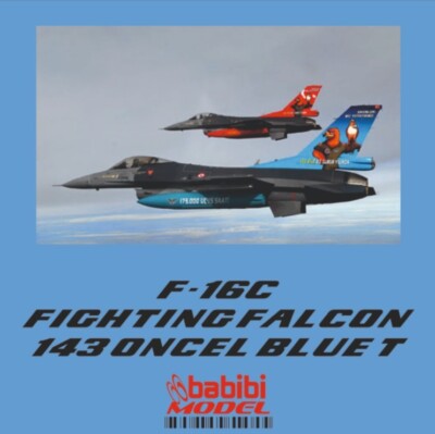 1/72 TuRAF F-16C Oncel Sq. The Blue Tail + Main Stencils Decal Sheet DBT-01189