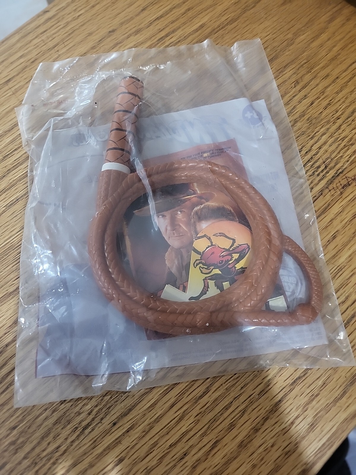 Cuerda de calavera de cristal Burger King Indiana Jones juguete totalmente nuevo sellado de fábrica 2008