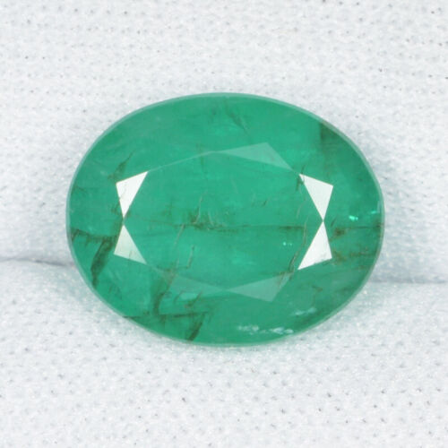 4.87 ct FINE QUALITY  ZAMBIAN MINED  NATURAL EMERALD  Oval  See Vdo  0304 - Picture 1 of 2