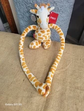 Geoffrey FAO Schwarz Toys R Us Plush Stuffed Giraffe Tug a Lug Long Arms NW Tag