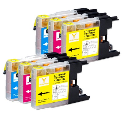 Color Ink Cartridge Compatible with Brother LC75 MFC-J280W MFC-J425W MFC-J430W