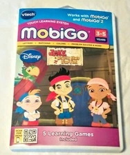 Disney Jake and the Neverland Pirates VTech MobiGo w/ 5 Learning Games Age 3-5