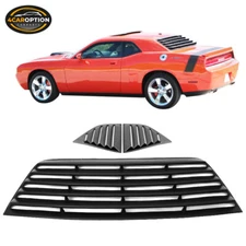 Fits 08-23 Challenger XE V2 Style Rear Window Louver & Quarter Side Scoop