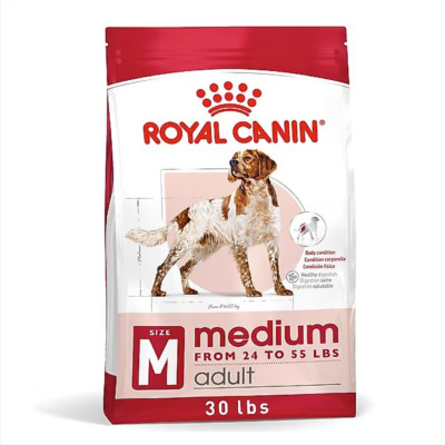 Royal Canin Size Health Nutrition Medium Adult Dry Dog Food, 30-lb bag