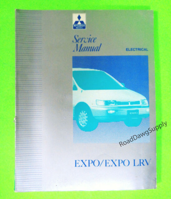 1992 Mitsubishi Expo & LRV Electrical Service Shop Repair Manual eBay