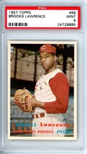 1957Topps	Brooks Lawrence	Reds #66	PSA 9