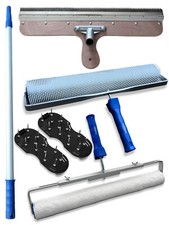 Profesius 50 cm rullo di sfiato rivestimento pavimento set rullo spinato rastrello chiodo