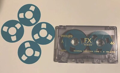 2x Reel To Reel Cassette Ghettoblaster Boombox Selfmade (8 Reels)