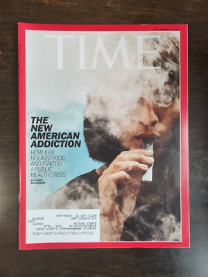 Time Magazine September 30, 2019 - Kids Hooked on E-Cigarettes - Emmanuel  Macron