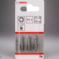 | Bosch Schrauberbit Extra-Hart Pz 1, 25 Mm, 3Er-Pack 2607001554