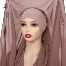Instant Hijab Long Scarf Women Muslim Head Cover Wrap Shawls Islamic Headscarf