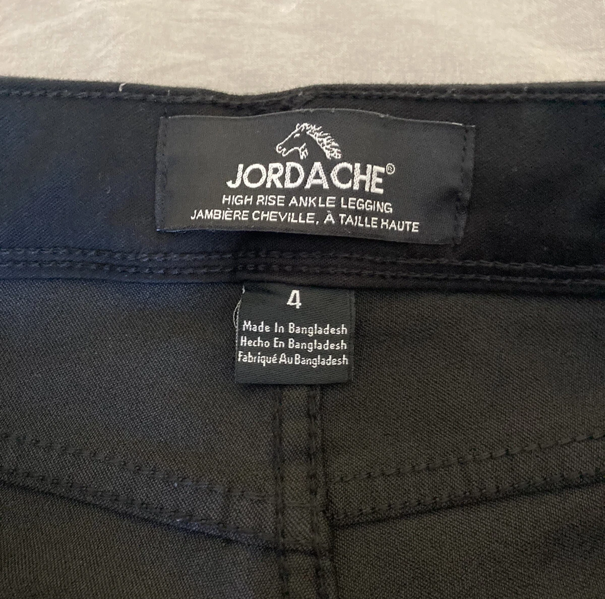 Jordache high top rise ankle legging