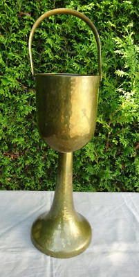 Sektkühler Standsektkühler Art Deco Hammerschlag