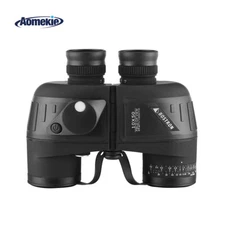 10X50 Low Light Night Vision Binoculars HD with Rangefinder Compass for Hunting
