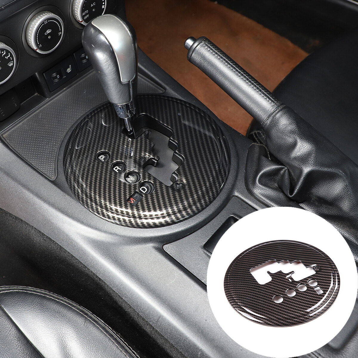ABS Interior Gear Shift Panel Frame Cover Trim For Mazda MX-5