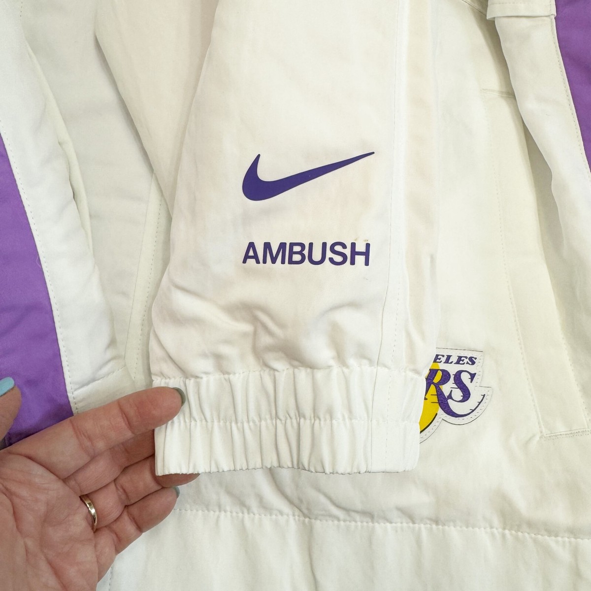 Nike x AMBUSH NBA Collection Unisex Lakers Jacket Nylon Nike x AMBUSH NBA Collection Unisex Lakers Jacket Nylon