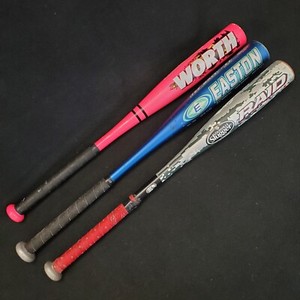 Lot Of 3 Tee Ball Bats  - Louisville Slugger – Easton - Worth 25" and 26"