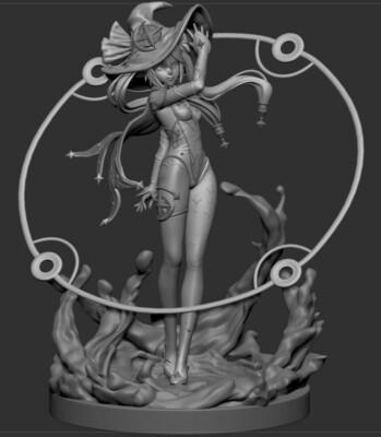 Genshin Impact Mona Figure