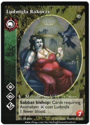 Ludmijla Rakoczy Tzimisce Danse Macabre Kickstarter V:TES VTES Vampire CCG
