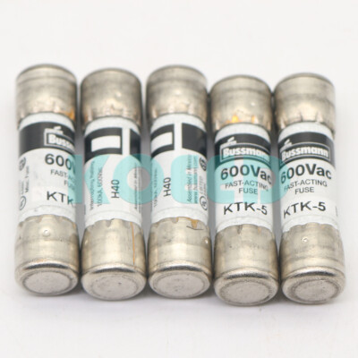 KTK-5 10pcs/box ORIGINAL Bussmann KTK5 KTK 5A 600Vac Fast-Acting Fuse