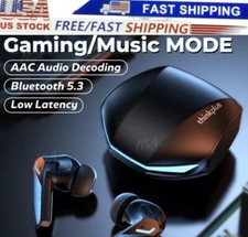 New GM2 Pro Bluetooth 5.3 Earbuds Wireless Dual Mode Sports Gaming Headset.Black