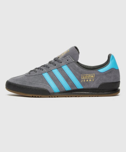 adidas Originals Jeans in Grey and Blue Mens Trainers Shoes - Afbeelding 1 van 6