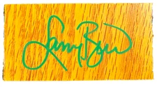 Larry Bird Signed Autographed Boston Garden Parquet Court Floor 4x2x1 JSA