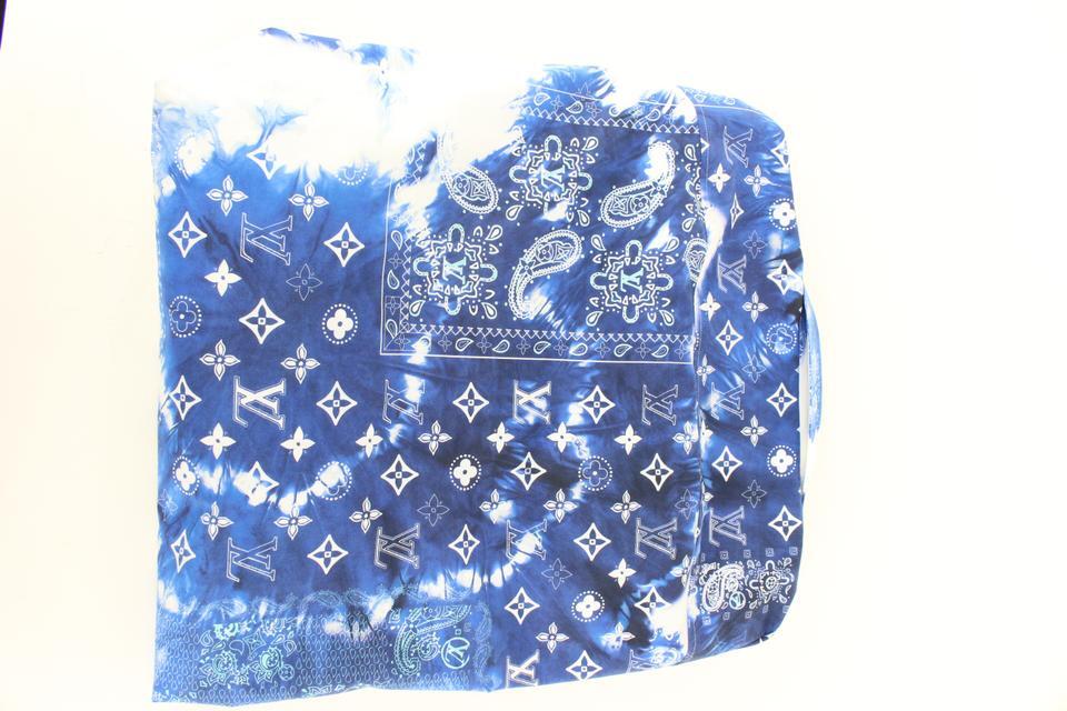 Louis Vuitton 2022 Monogram Bandana S/s Denim Shirt w/ Tags - Blue Casual  Shirts, Clothing - LOU715436