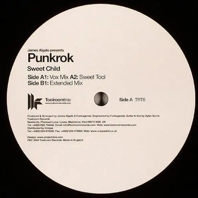 Punkrok Sweet Child Vinyl Single 12inch Toolroom Trax