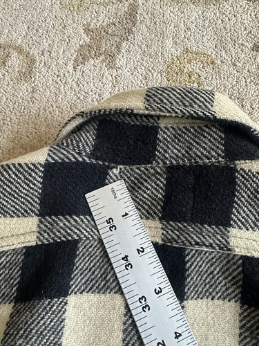Vintage 1940s Big Yank Buffalo Plaid Wool Button Up Flannel Large Rockabilly 40s - Picture 24 of 24