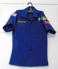 Cub Scout BSA Uniform Shirt Size Youth Medium VIRTUALLY LIKE FROM STORE BSA