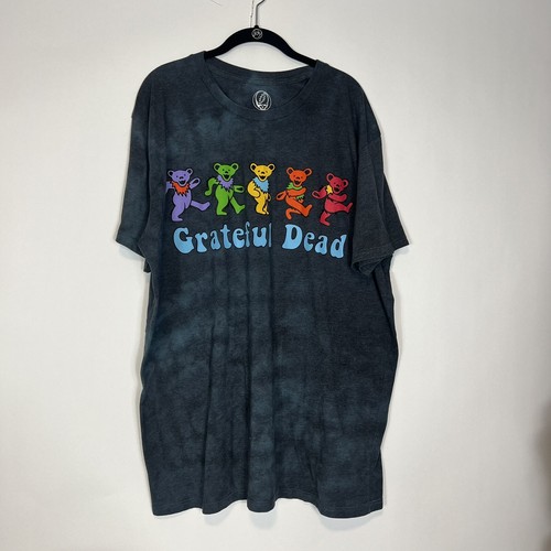 T-shirt Grateful Dead Dancing Trippy Bears – 100% Coton, Tailles M à XXL