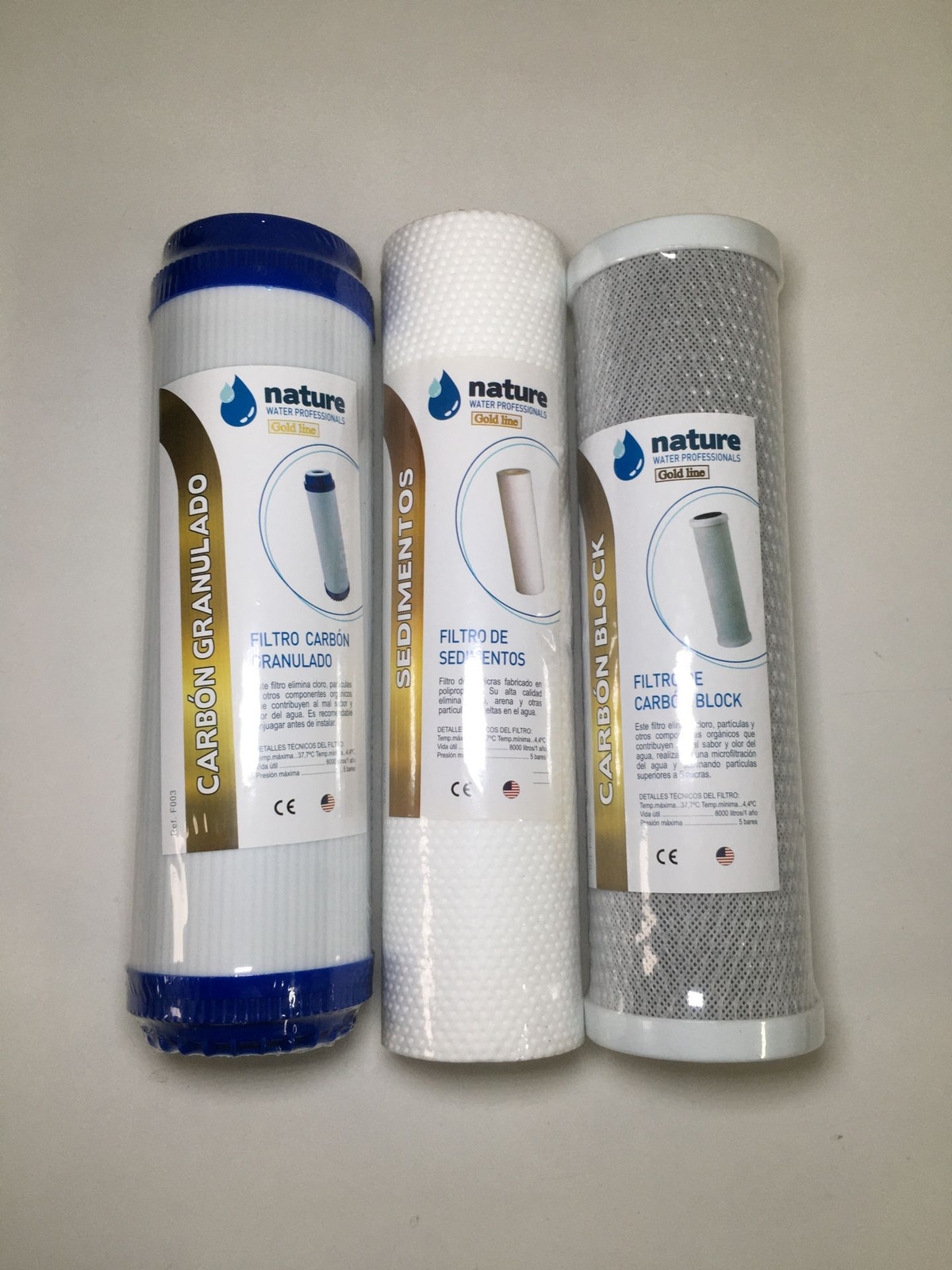 NATURE WATER PROFESSIONALS ‎P5GOLD Filtro de ósmosis inversa para uso doméstico