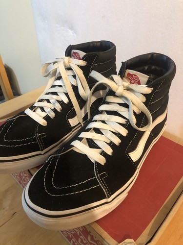 Vans SK8-hi Canvas Trainers Size 6 - Picture 3 of 12