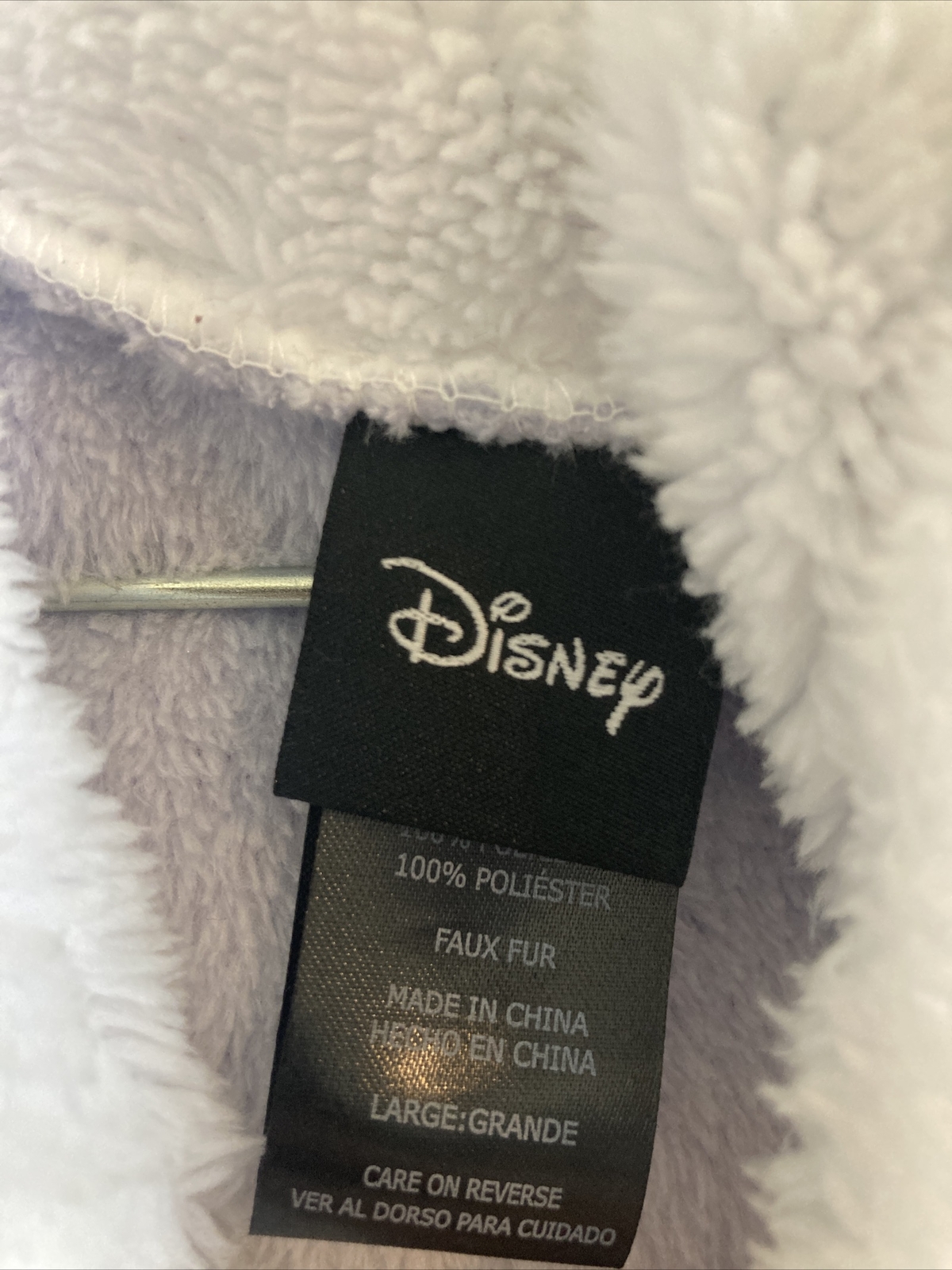 COSTCO DISNEY PURPLE MINNIE MOUSE CHARACTER FLEECE LO… Gem
