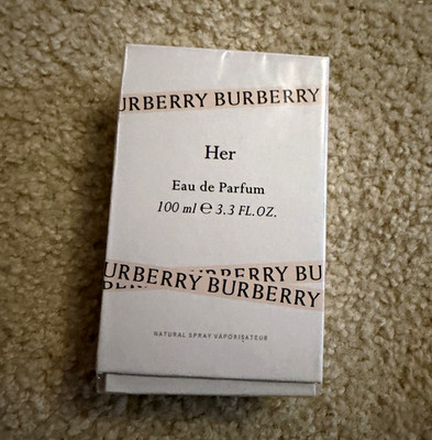 Burberry Her Eau de Parfum Natural Spray Vaporisateur Regular Size 3.3 fl oz