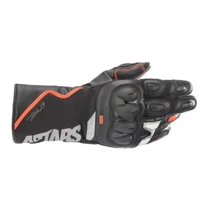 Alpinestars SP-365 Drystar Waterproof Motorcycle Gloves Black Red Fluo White