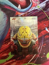 2025 Topps Chrome Formula 1 F1 Lewis Hamilton Helmet Collection Refractor #HC-2