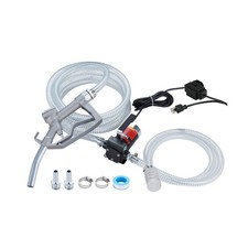 110V Gasoline Fuel Pump Kit, Self-priming Oil Transfer Pump with Handle, Revers