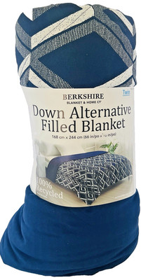 Berkshire Down Alternative Filled Blanket Twin Size 66'' X 96''
