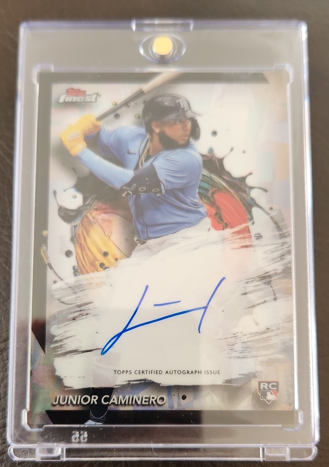 2024 Topps Finest - Finest Autographs Junior Caminero #FA-JCA (AU, RC)