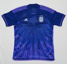 adidas Argentina Away Authentic Men's Jersey AFA, Extra Large - Purple