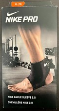 NIKE PRO ANKLE SLEEVE 2.0  Black  Size XL  NEW