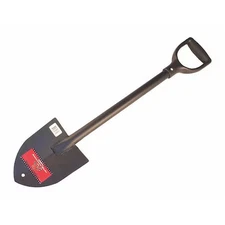 BULLY TOOLS 92712 Trunk Shovel, 12 ga. Steel Blade, Steel Handle
