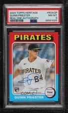 2024 Topps Heritage Real One Auto Quinn Priester #ROA-QP PSA 8 Auto 0e2x