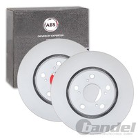 2X A.B.S. Bremsscheiben 296Mm Vorne Passend FüR Toyota Previa