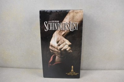 Brand New ~ Schindler's List ~ VHS 2 Tape Set ~ Factory Sealed Watermarks